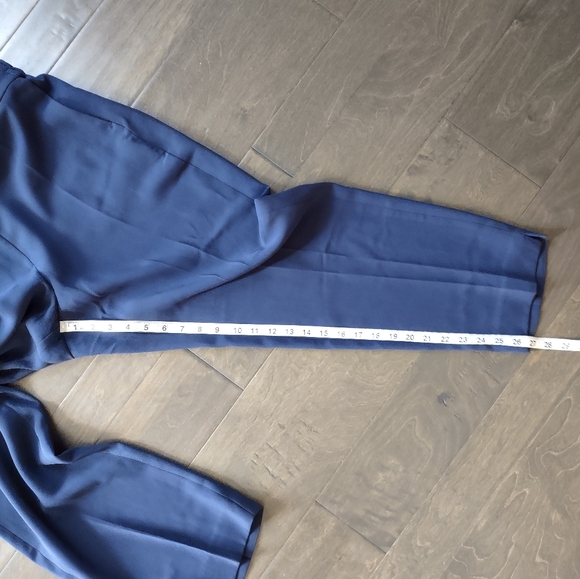 J. Crew Factory Jamie Pant Tapered Leg Pull-On Navy Blue - Picture 14 of 15